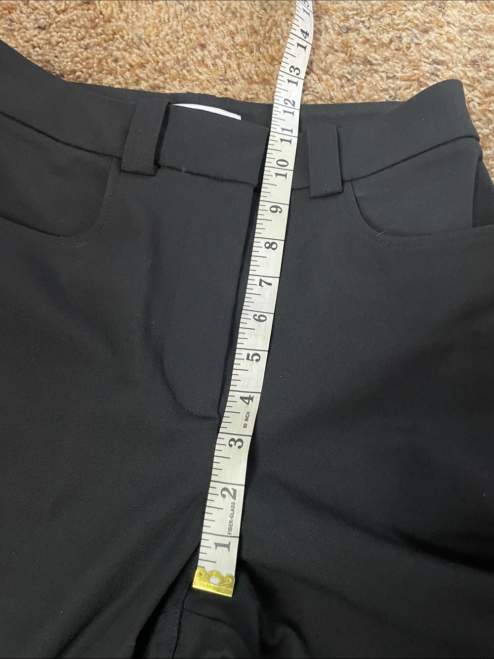 Reiss: Myrtle Black Wide-Leg Dress Pants for Women - Picture 9 of 11